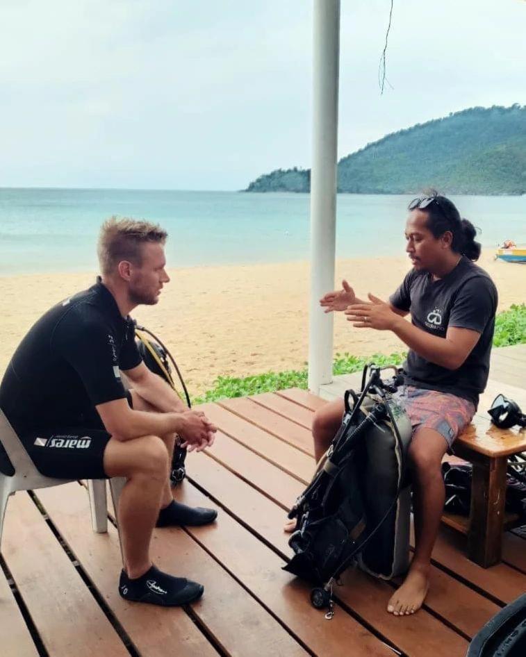 Tiongman Scubadive & Lodge Kampong Juara Exterior photo