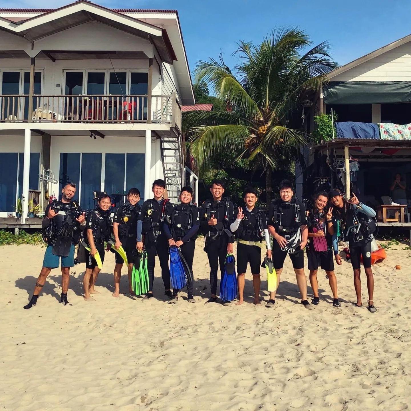 Tiongman Scubadive & Lodge Kampong Juara Exterior photo